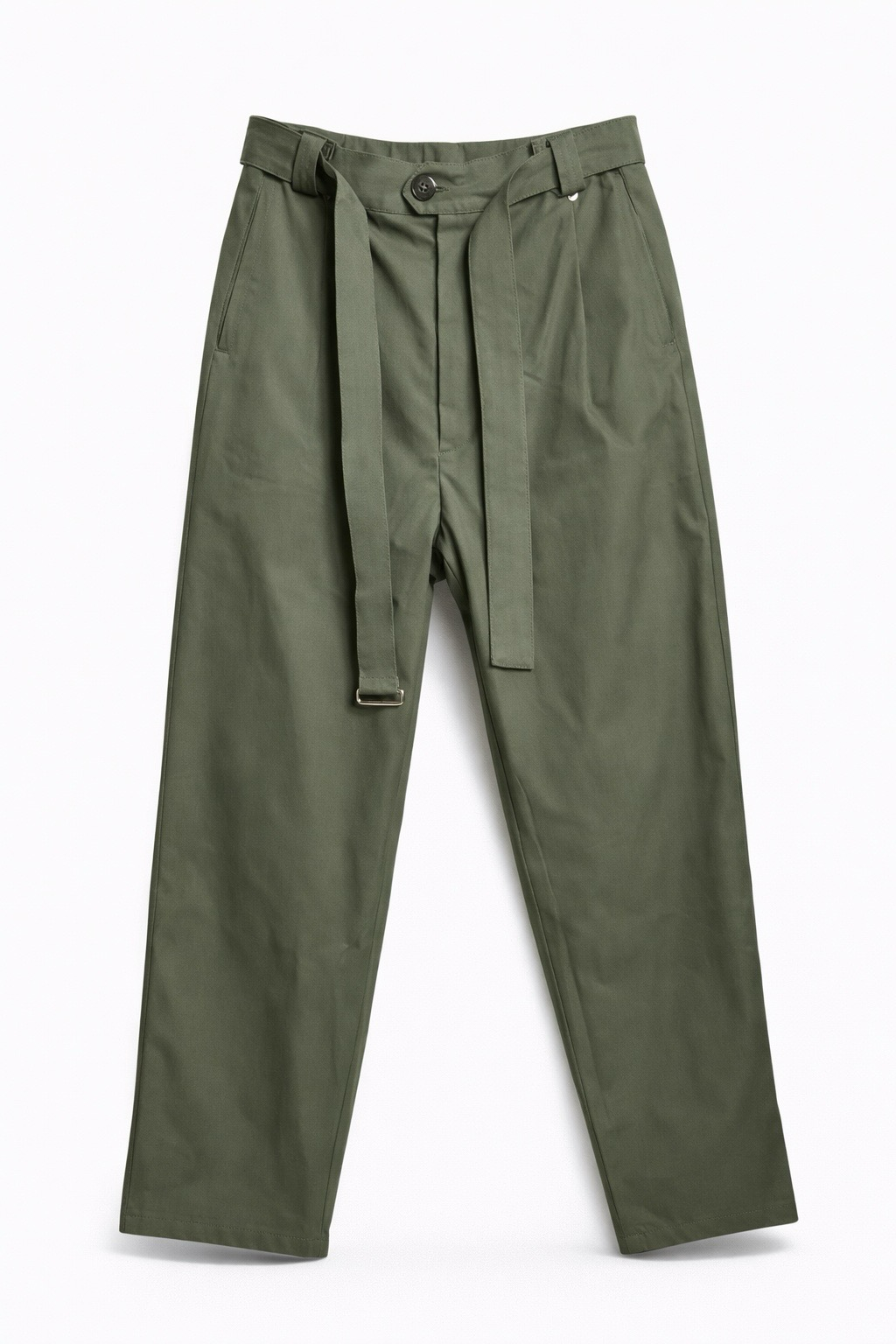 Men’s Wide Fit Pants with Adjustable Belt – Minimal Smart Style