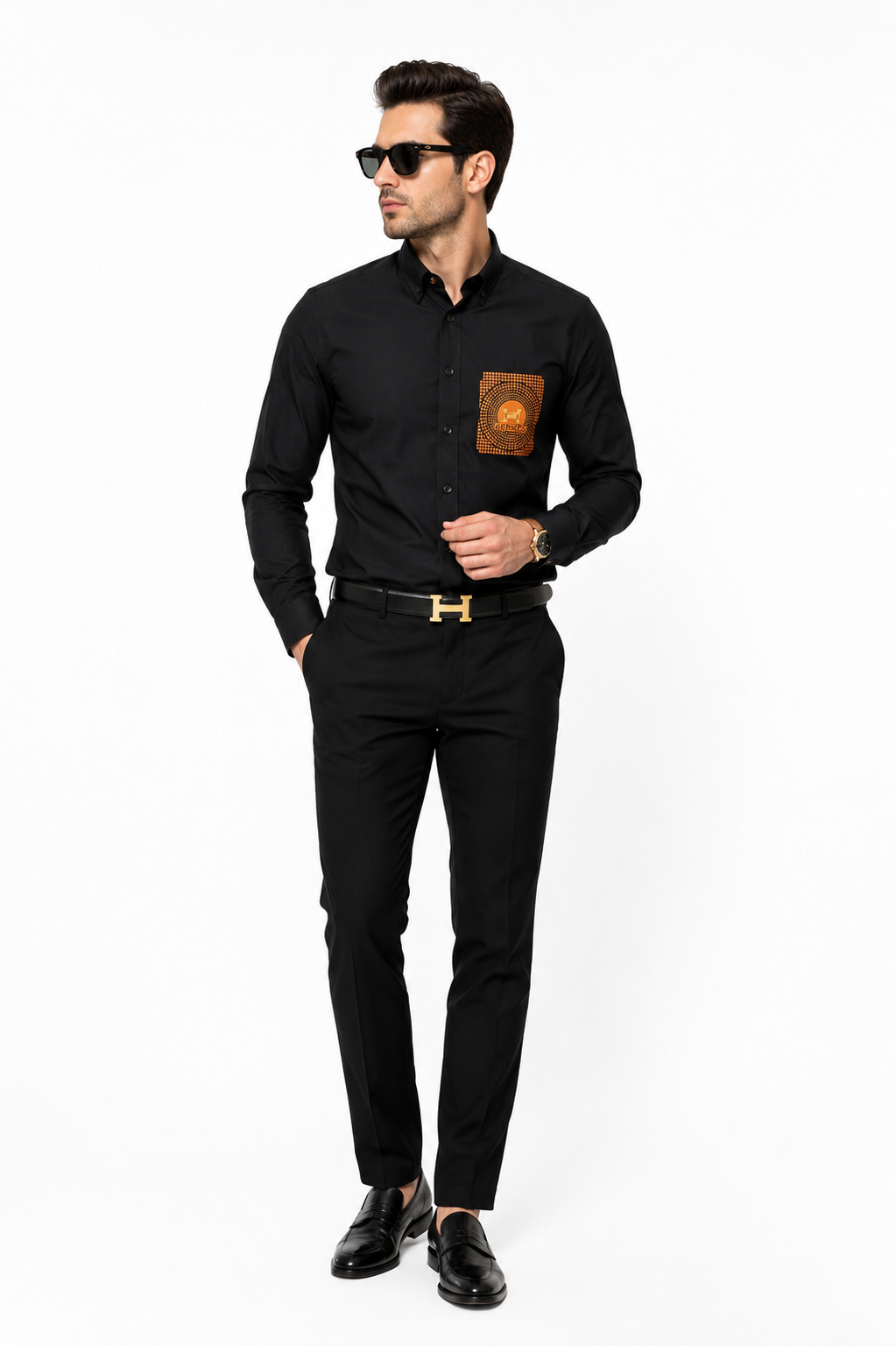 Premium Cotton Button-Down Shirt