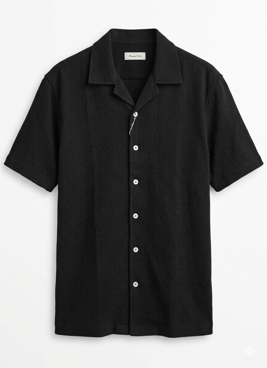 premium textured short sleeve shirt