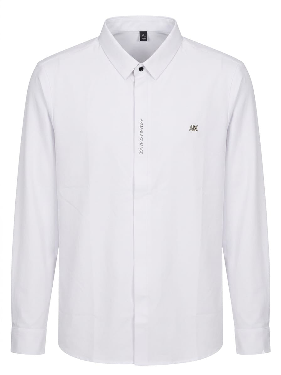 Premium Stretch Hidden-Placket Shirt