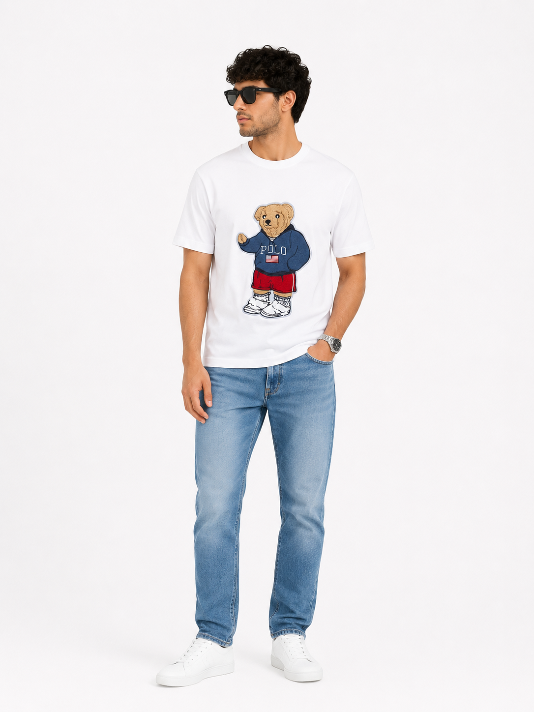 premium Teddy Bear Graphic T-Shirt
