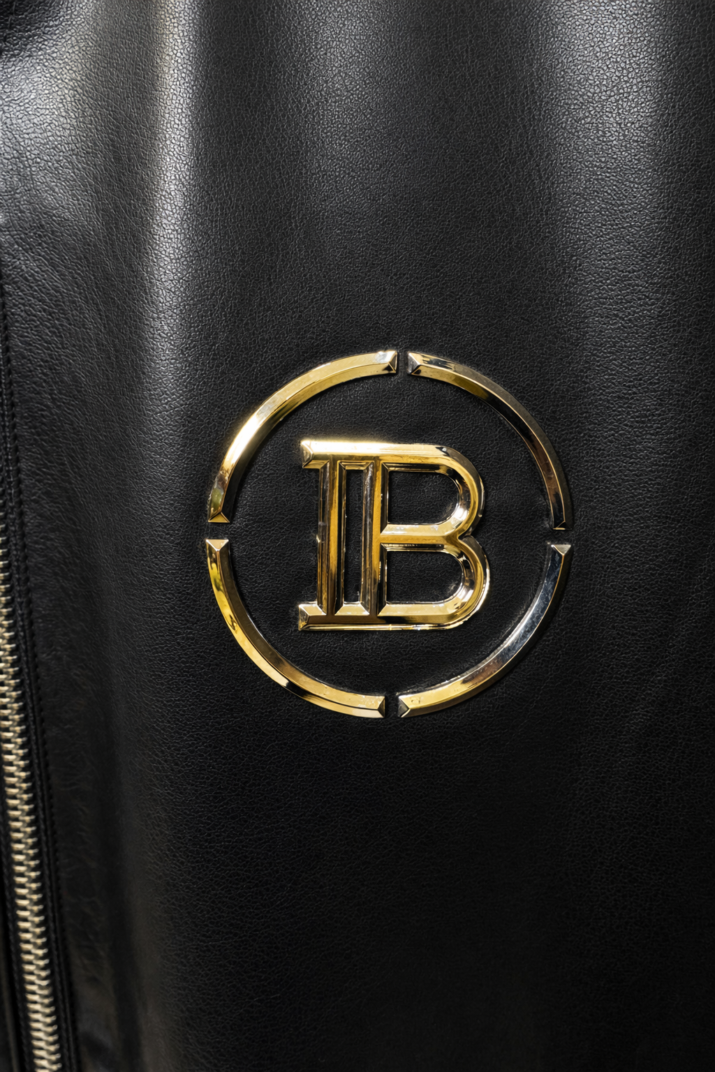 Men’s Leather Jacket – Premium Zip-Up Design