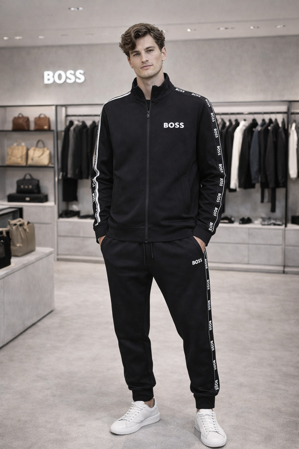 Men’s Black Track Suit