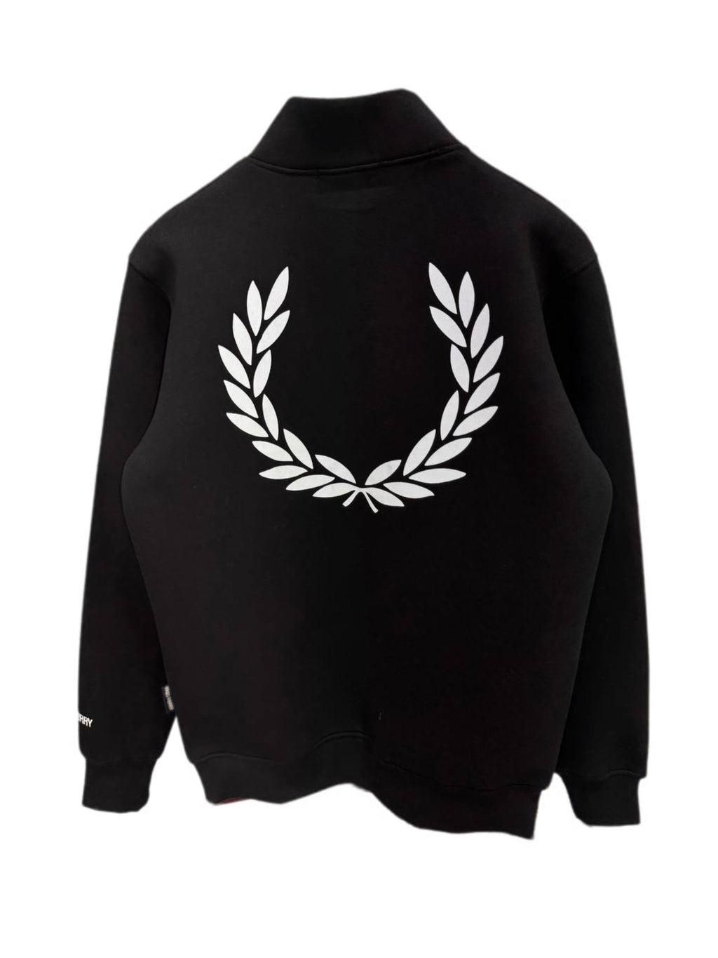 A premium half-zip sweatshirt