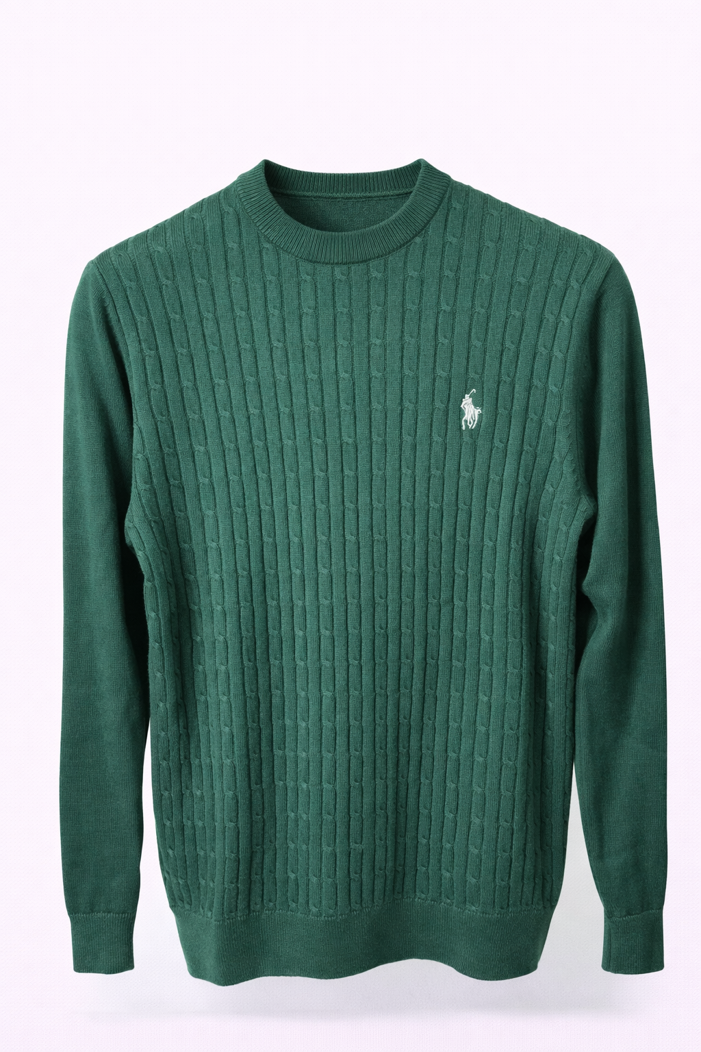 Slim Fit Cable Knit Sweater