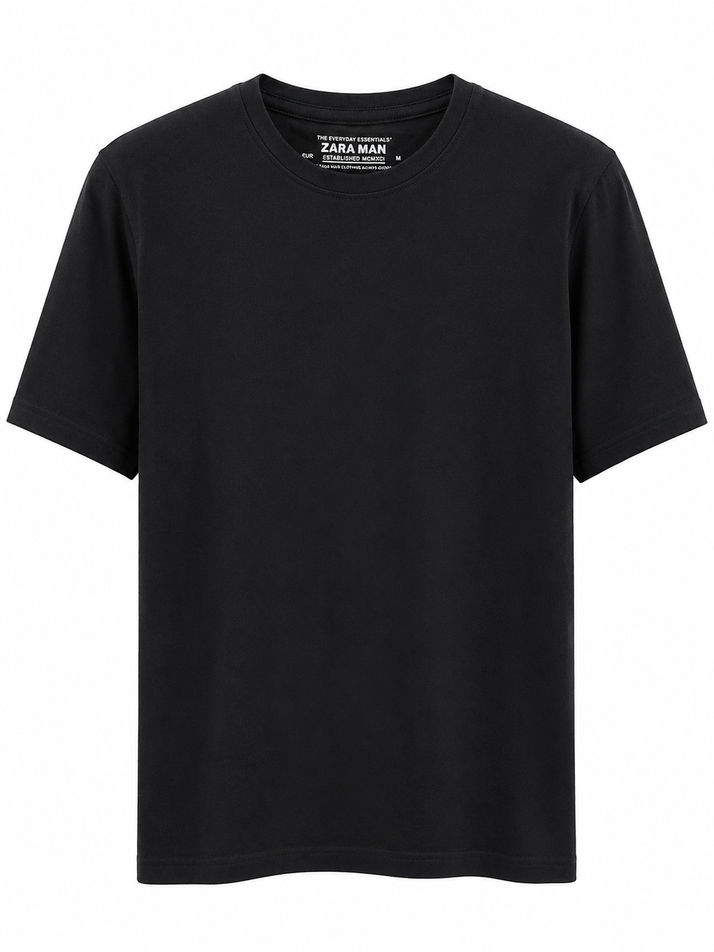 2-Pack Slim Fit Crew Neck T-Shirts – White/ black