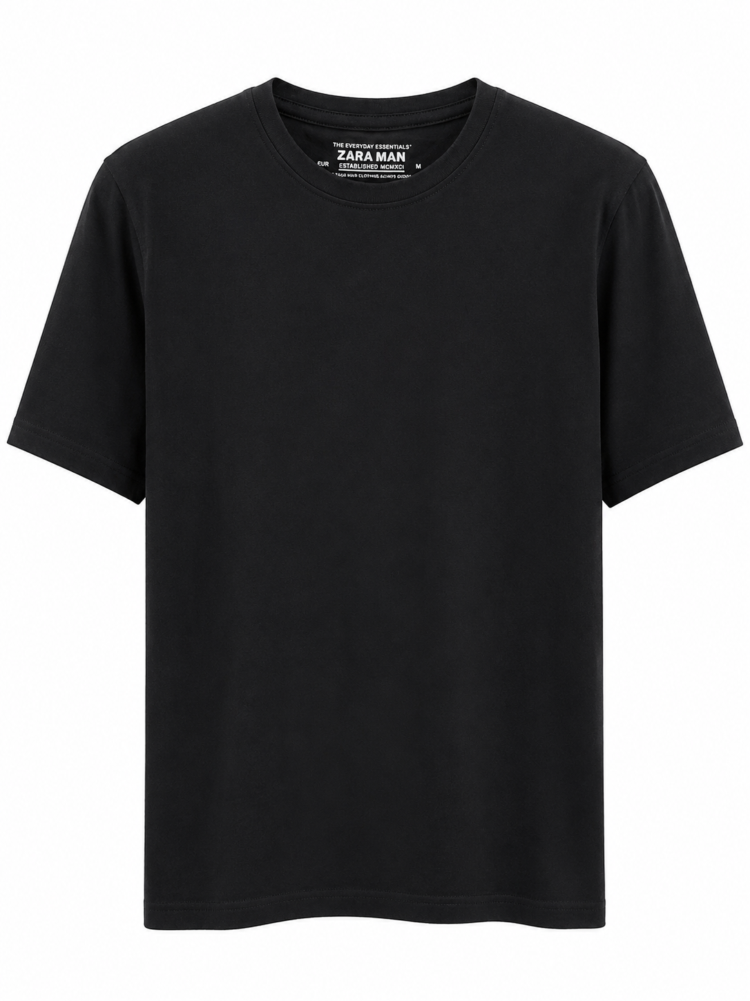2-Pack Slim Fit Crew Neck T-Shirts – White/ black