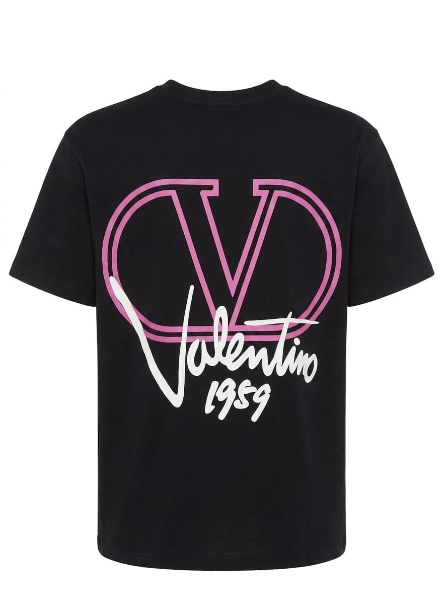 Men’s Cotton T-Shirt – Bold Front & Back Graphic Print
