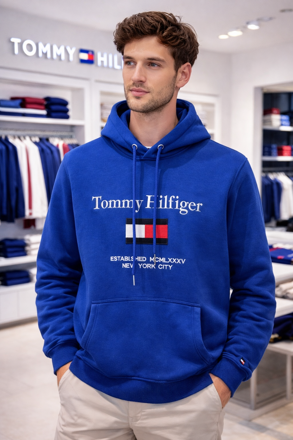 Men’s Logo Hoodie – Classic Fit