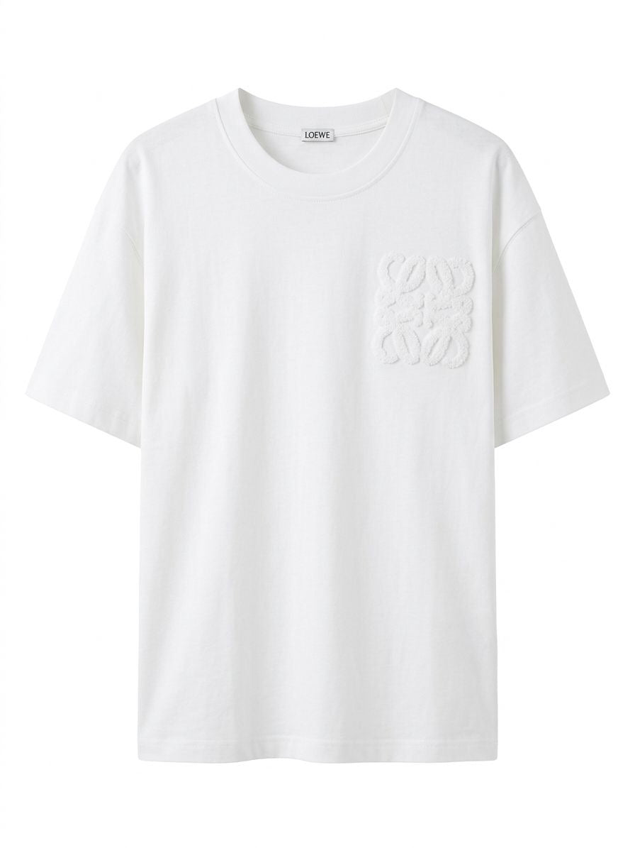 Men’s Premium Embossed Logo T-Shirt – Clean Luxury Essential