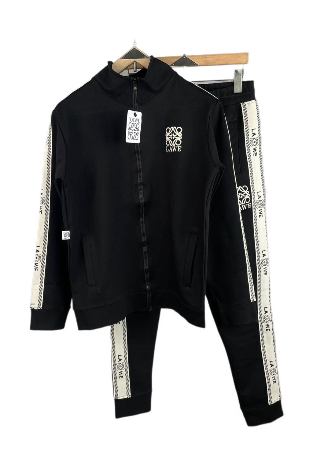 black tracksuit