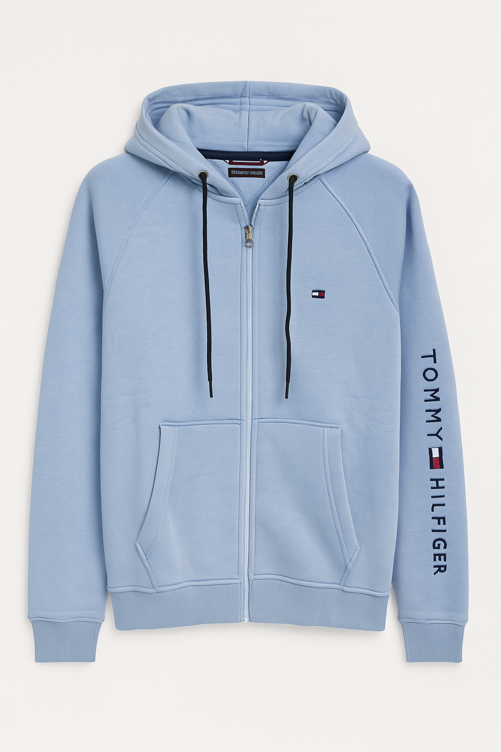 zip-up hoodie