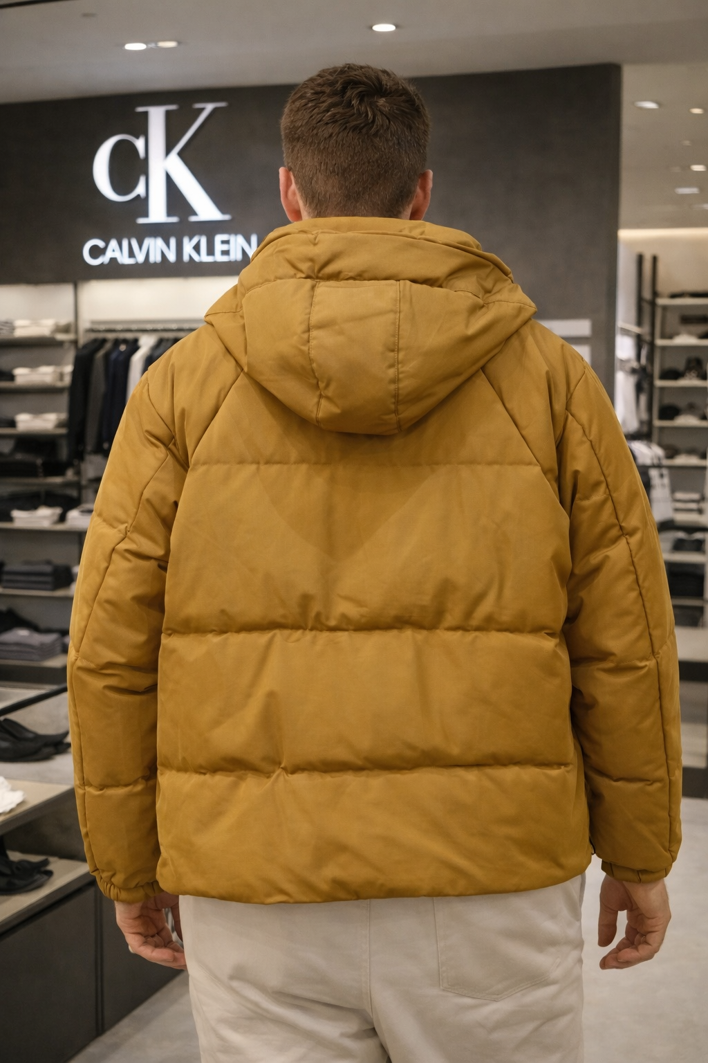 Men’s Hooded Puffer Jacket – Winter Essential