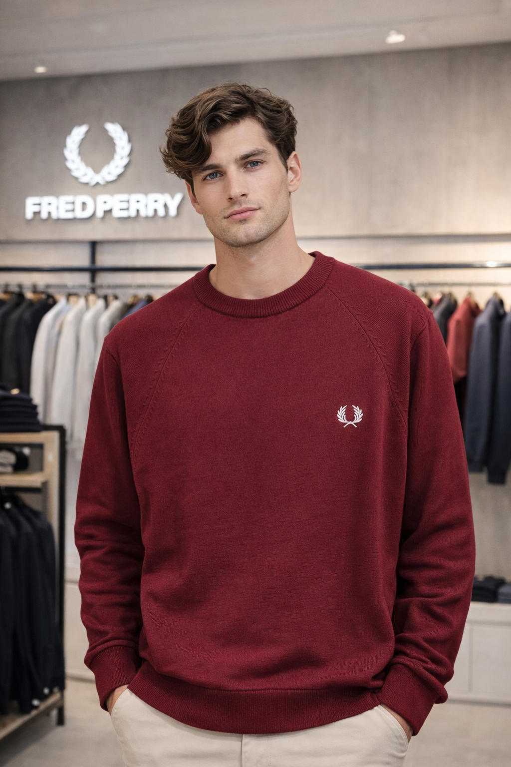 Men’s Classic Crewneck Knit Sweater