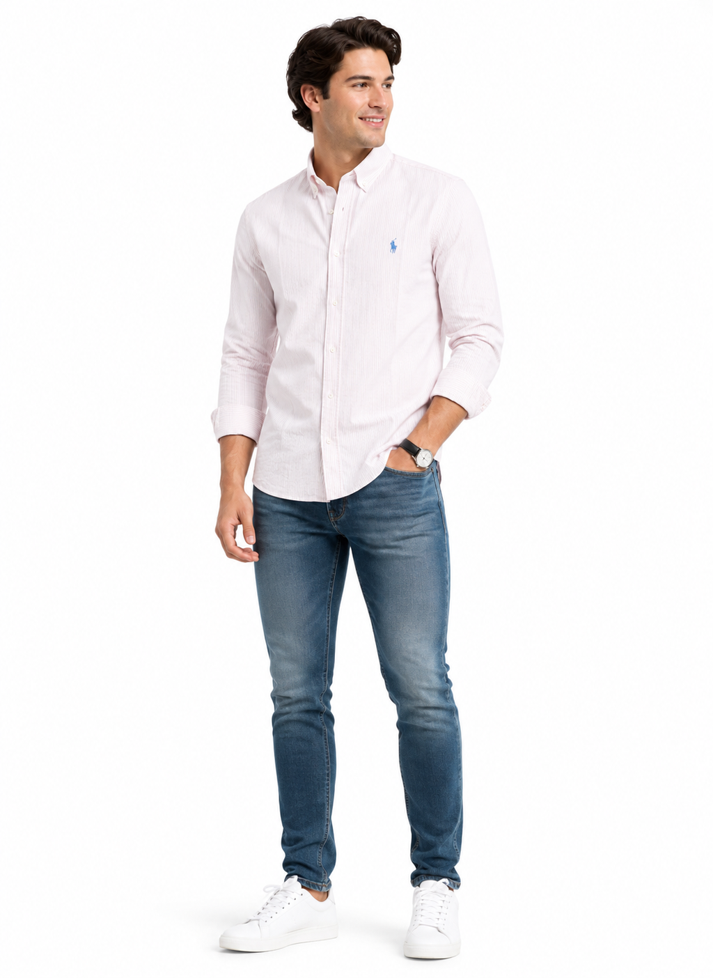 Slim fit Classic Striped Oxford Shirt