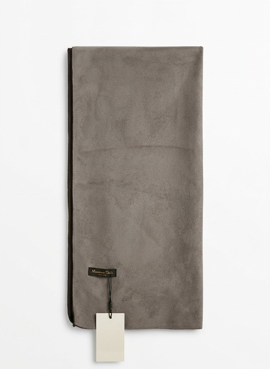 Men's Premium Faux Suede Scarf – Elegant Winter Scarf