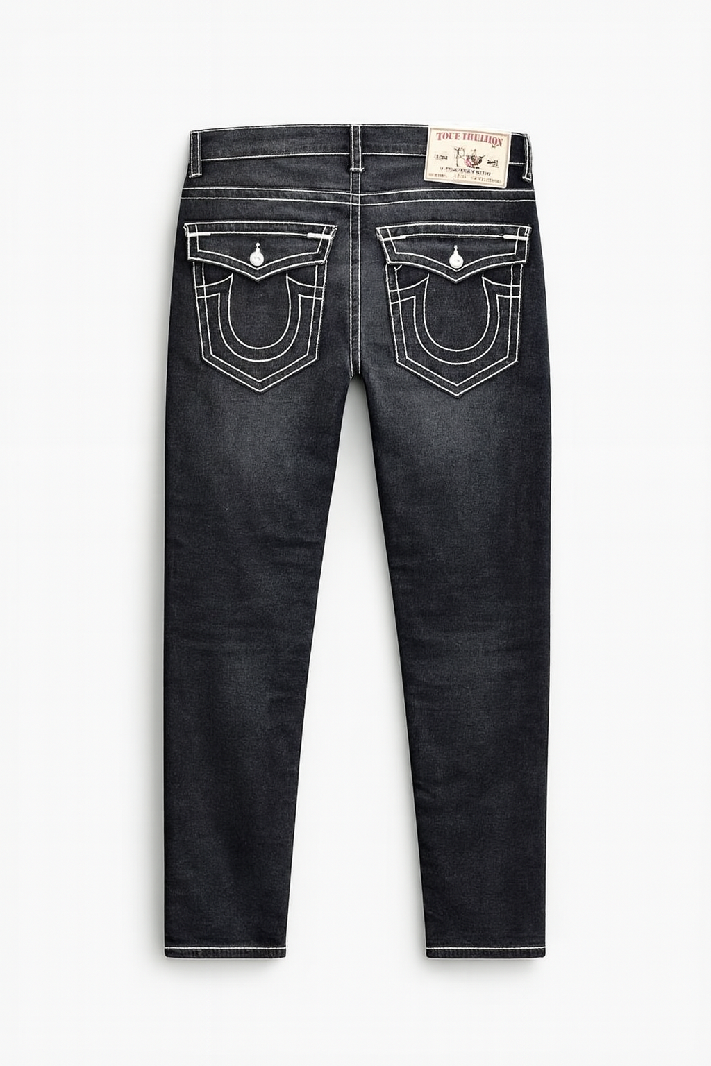 Slim Straight Washed Jeans