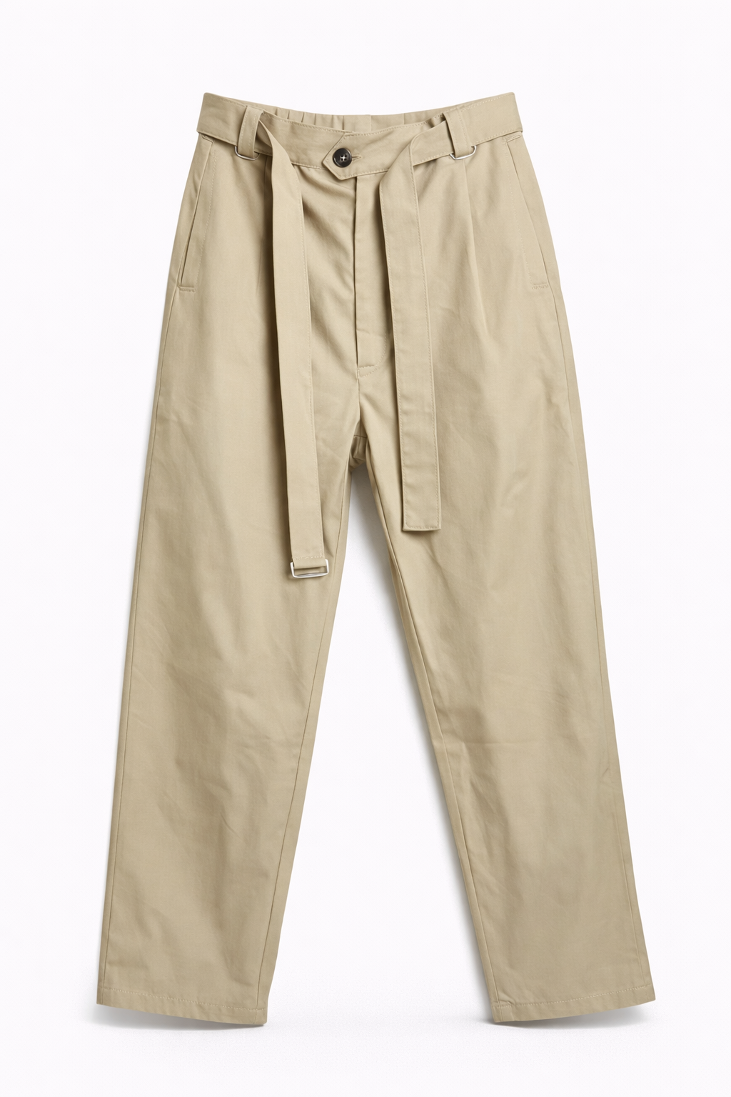 Men’s Wide Fit Pants with Adjustable Belt – Minimal Smart Style
