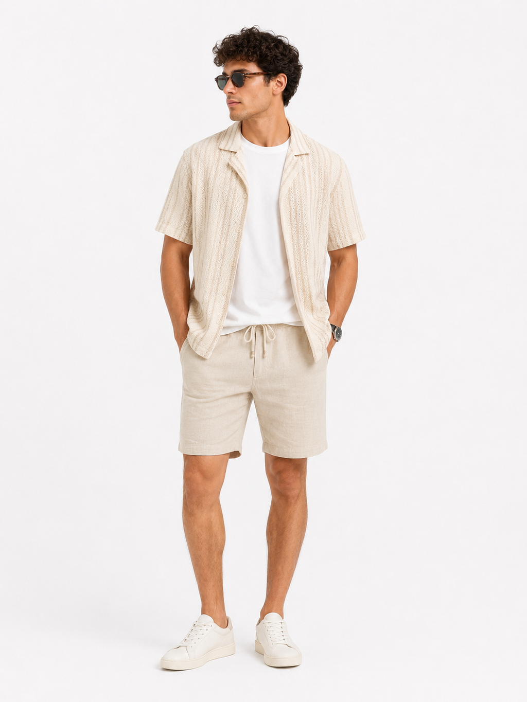 Textured Knit Summer Shirt – Relaxed Fit