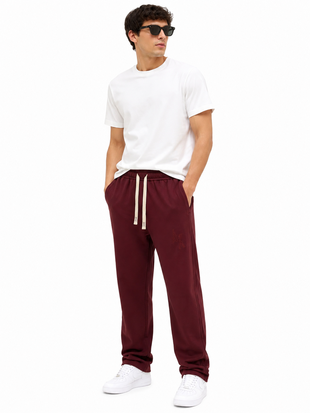 Premium Wide-Leg Sweatpants