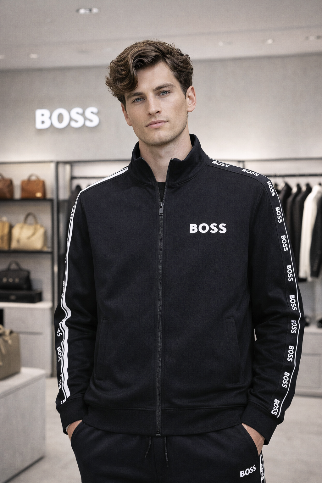 Men’s Black Track Suit