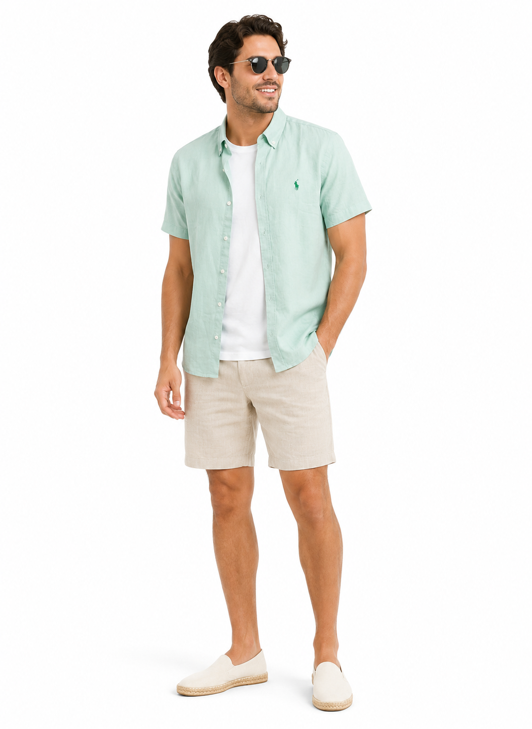 Premium Linen Short Sleeve Shirt – Summer Essential