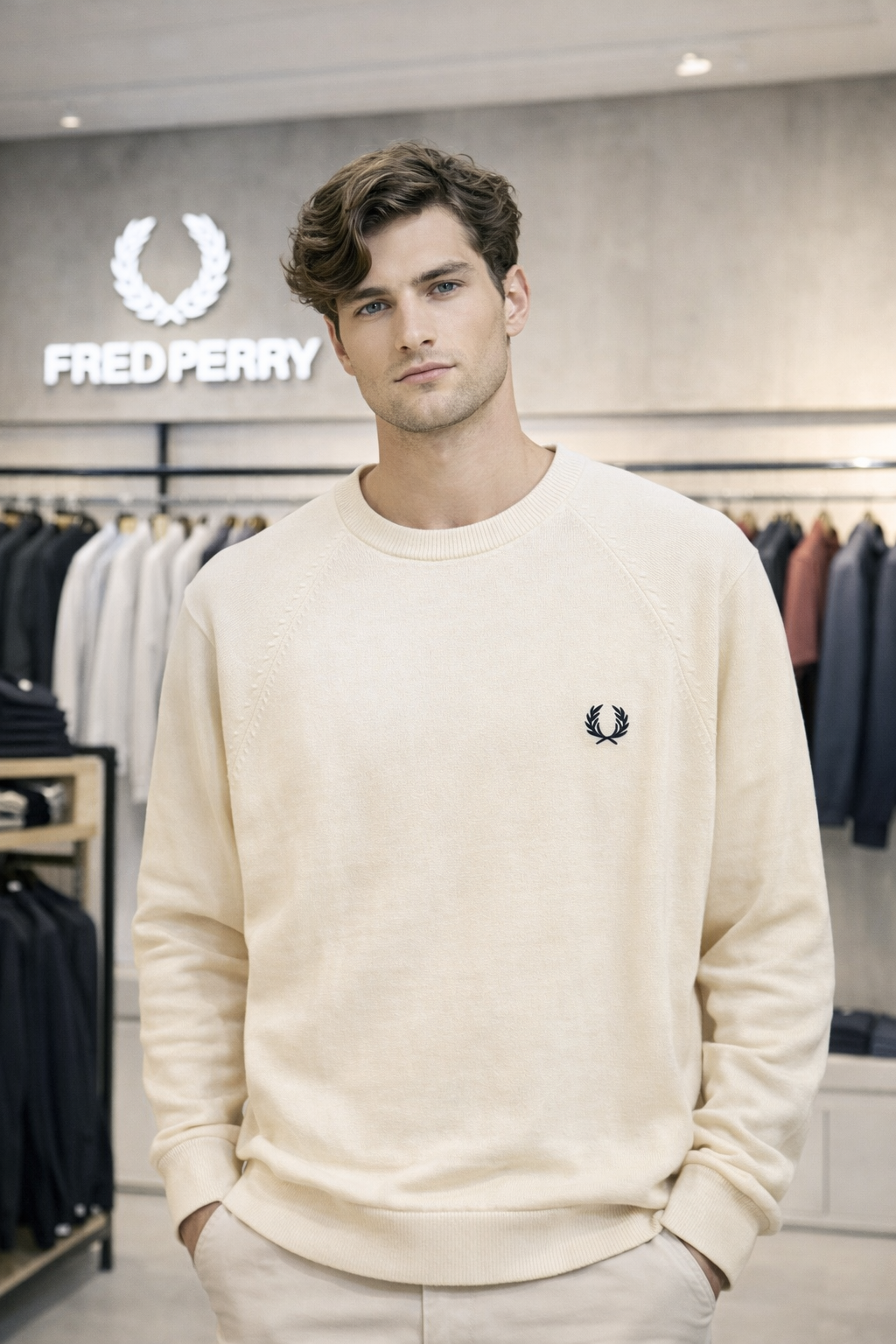 Men’s Classic Crewneck Knit Sweater