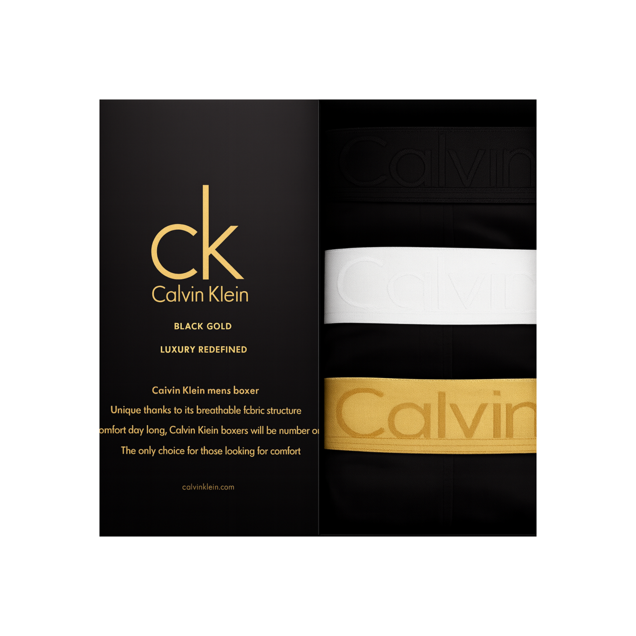 Luxury 3-pack men’s boxer