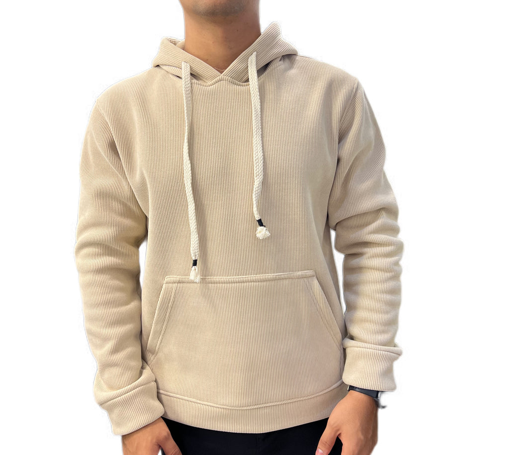 premium velvet cord hoodie.