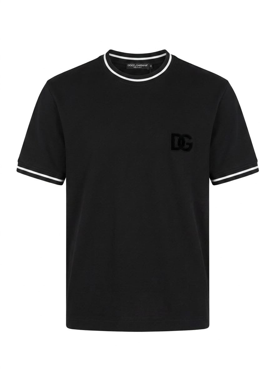 Premium Contrast Trim T-Shirt