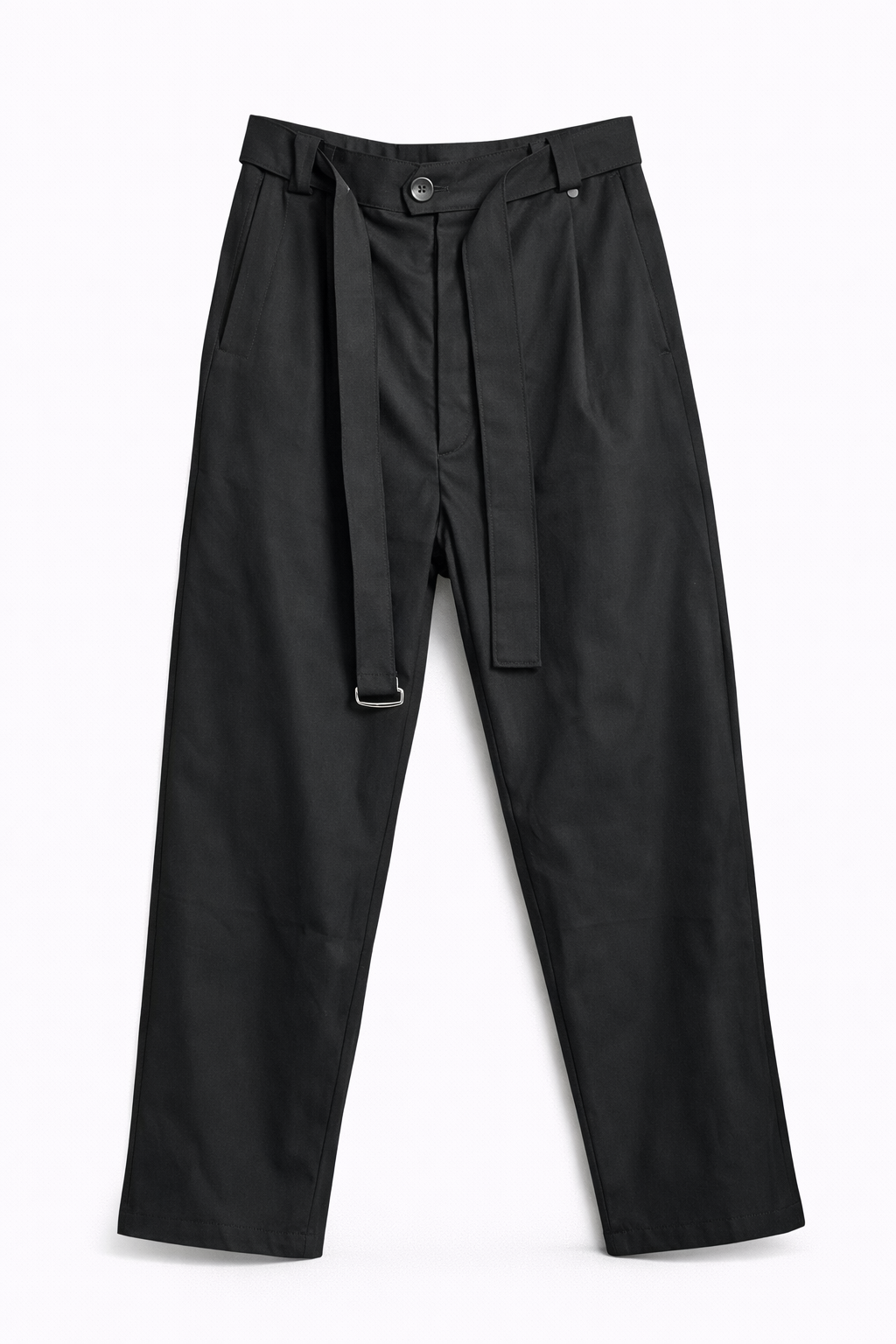 Men’s Wide Fit Pants with Adjustable Belt – Minimal Smart Style