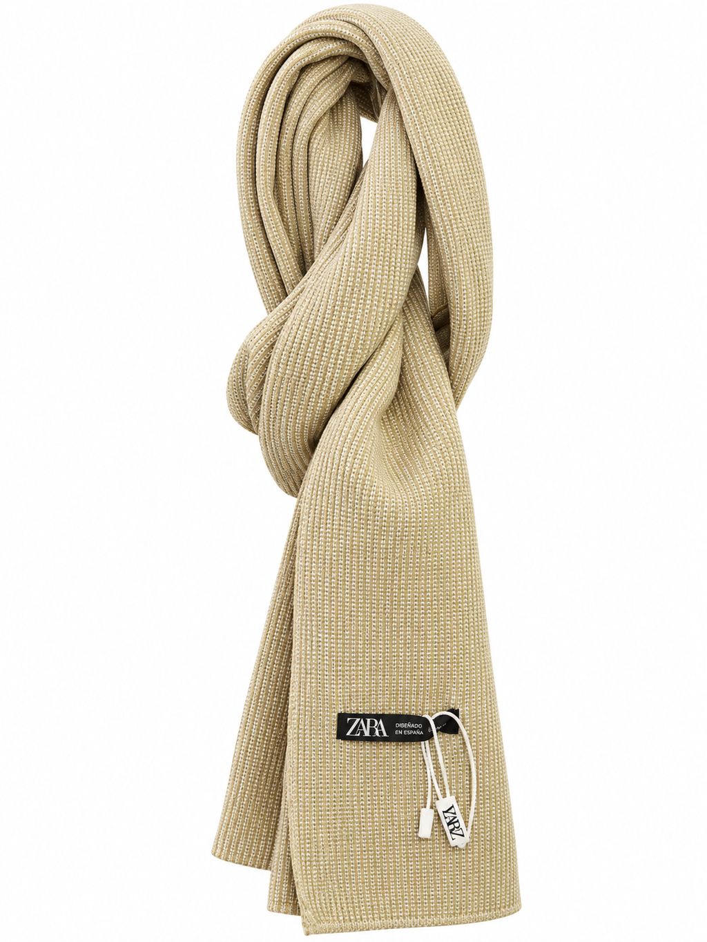 Premium Textured Knit Scarf – Beige