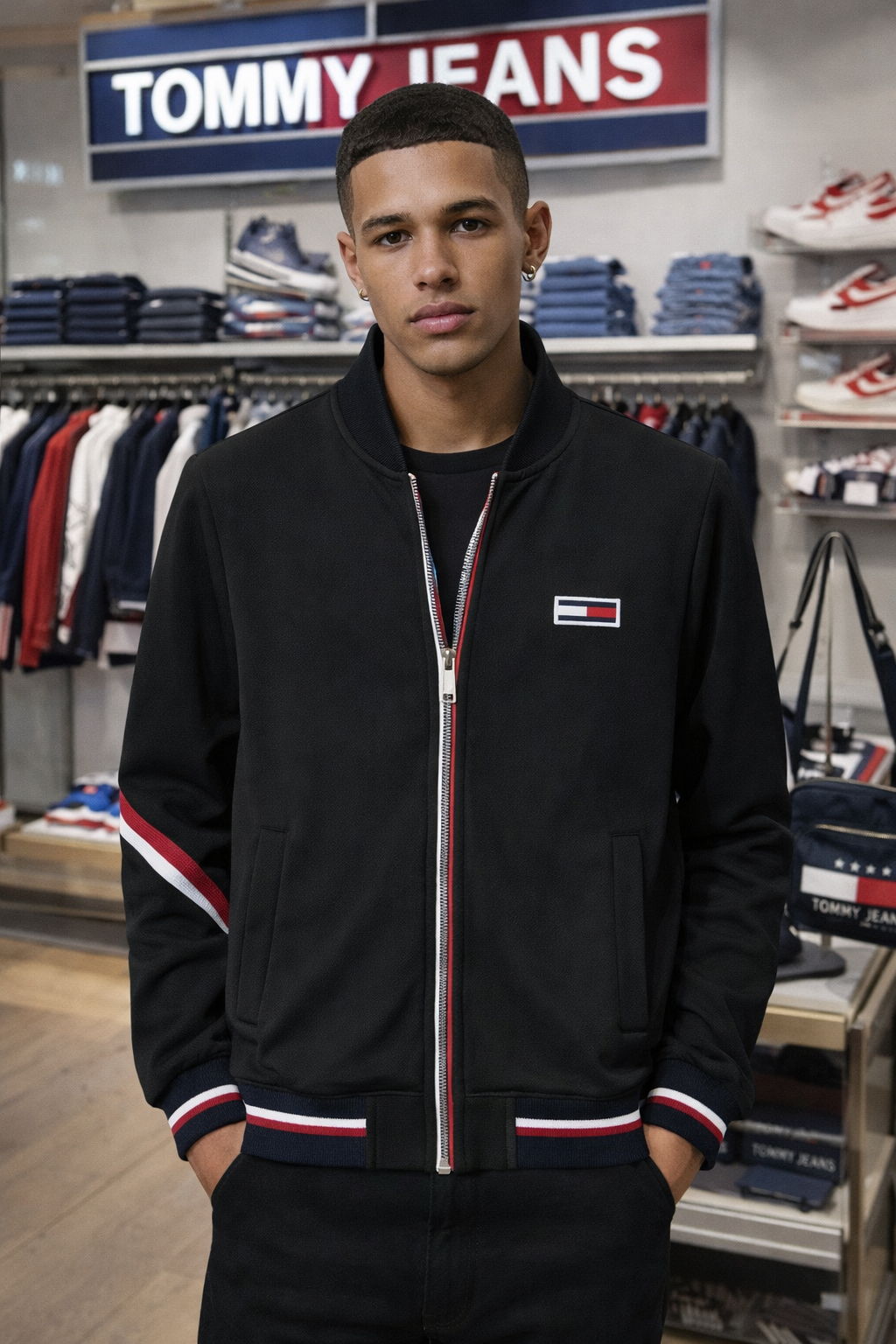 Men’s Slim Fit Zip-Up Jacket