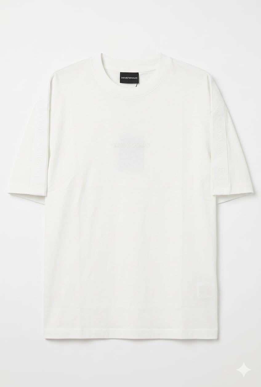Men’s Premium Tonal Logo T-Shirt – Elevated Minimal Style