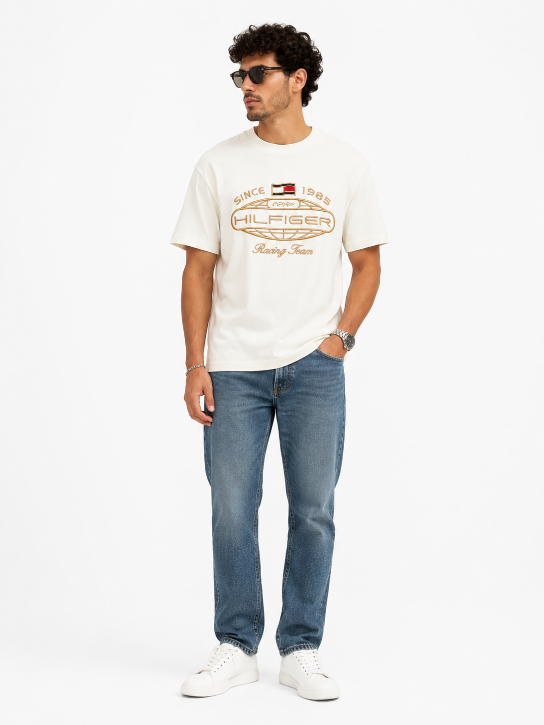 Men’s Vintage Racing Graphic T-Shirt – Relaxed Fit Edition