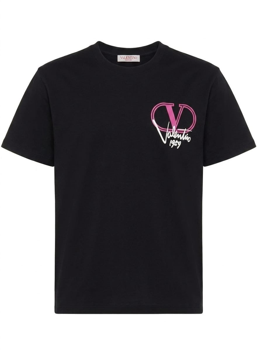Men’s Cotton T-Shirt – Bold Front & Back Graphic Print