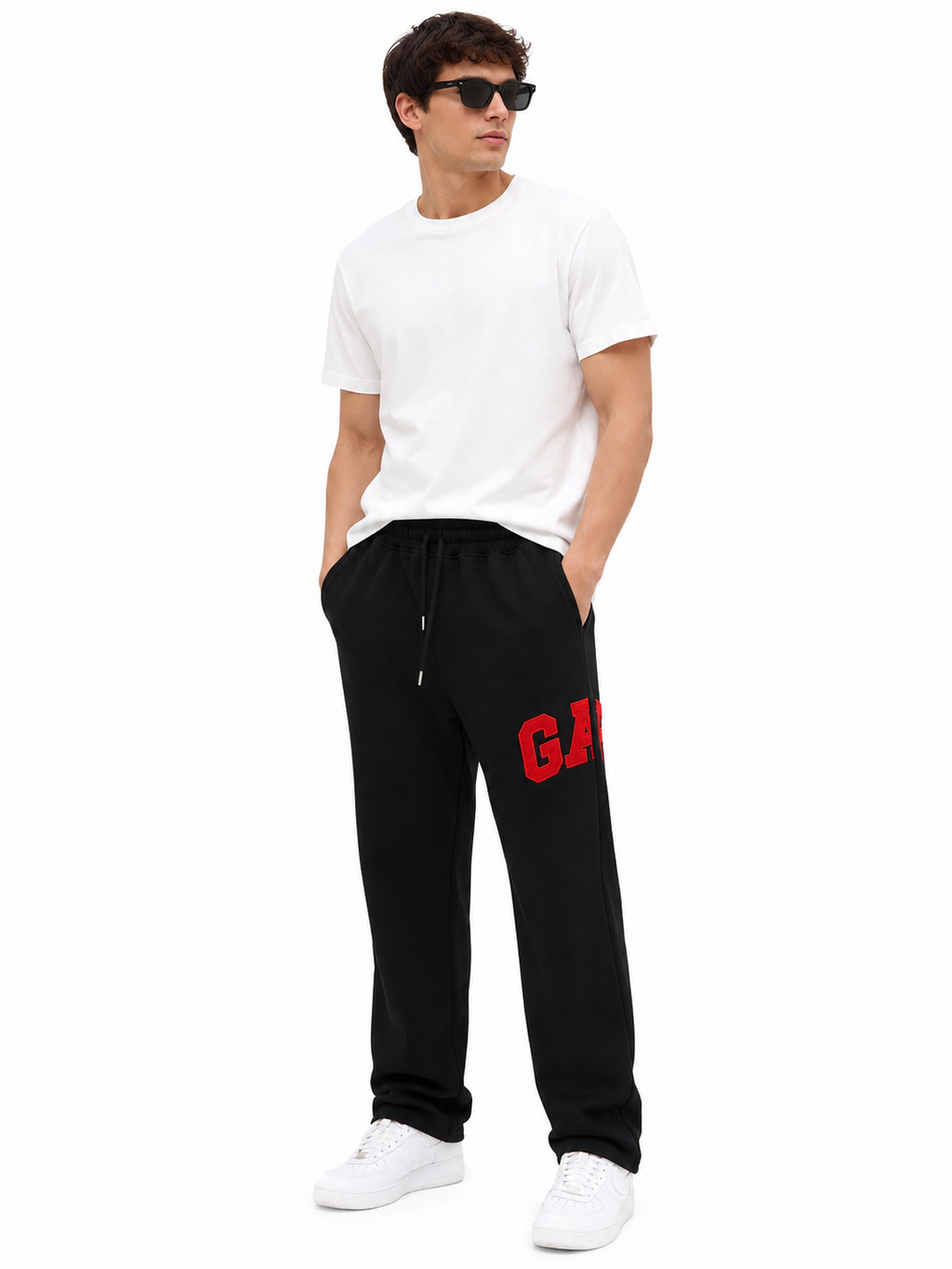 comfortable wide-leg sweatpants