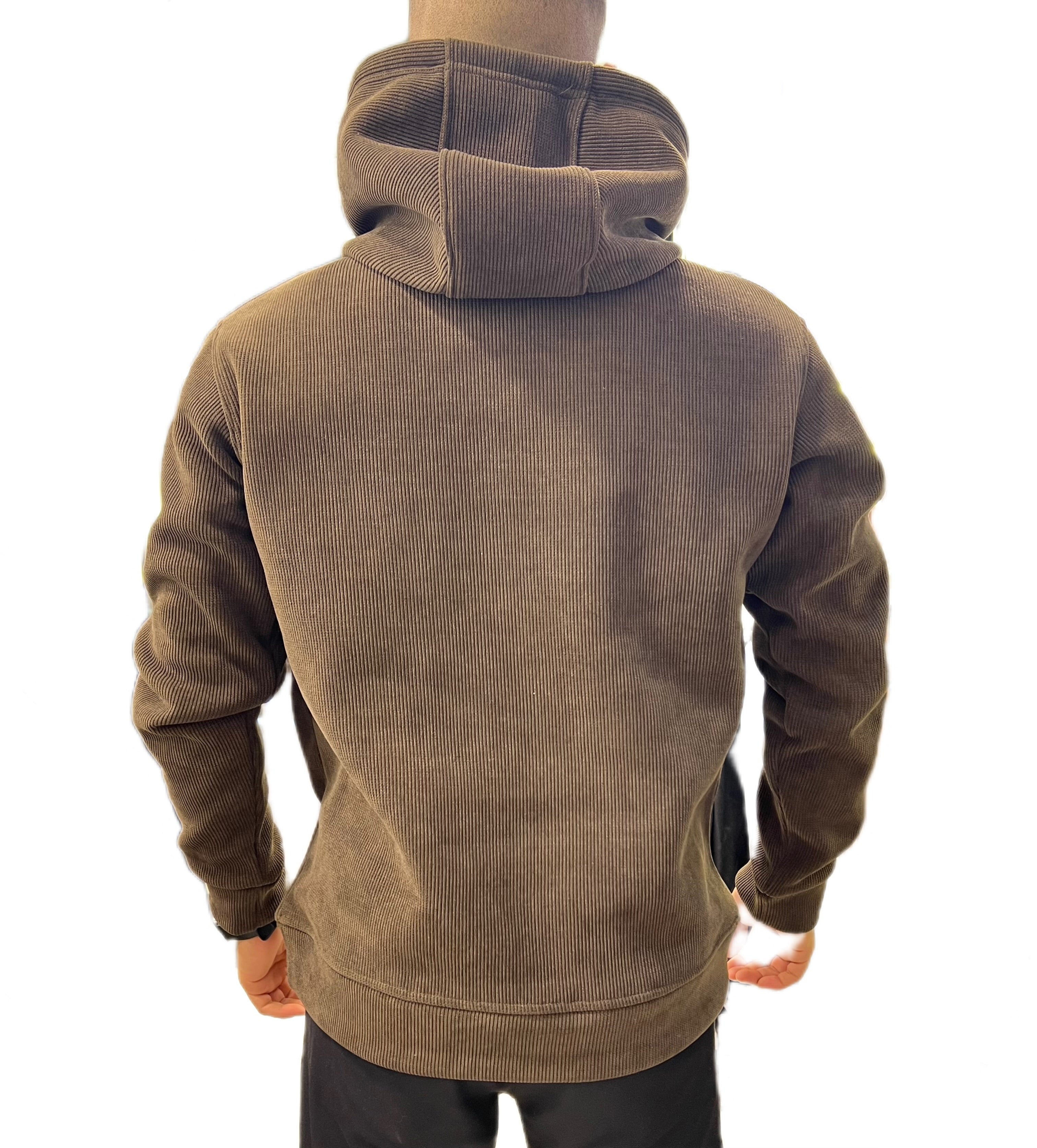 premium velvet cord hoodie.