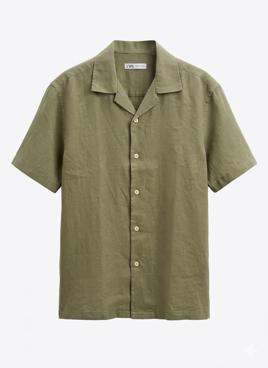 premium pure linen shirt