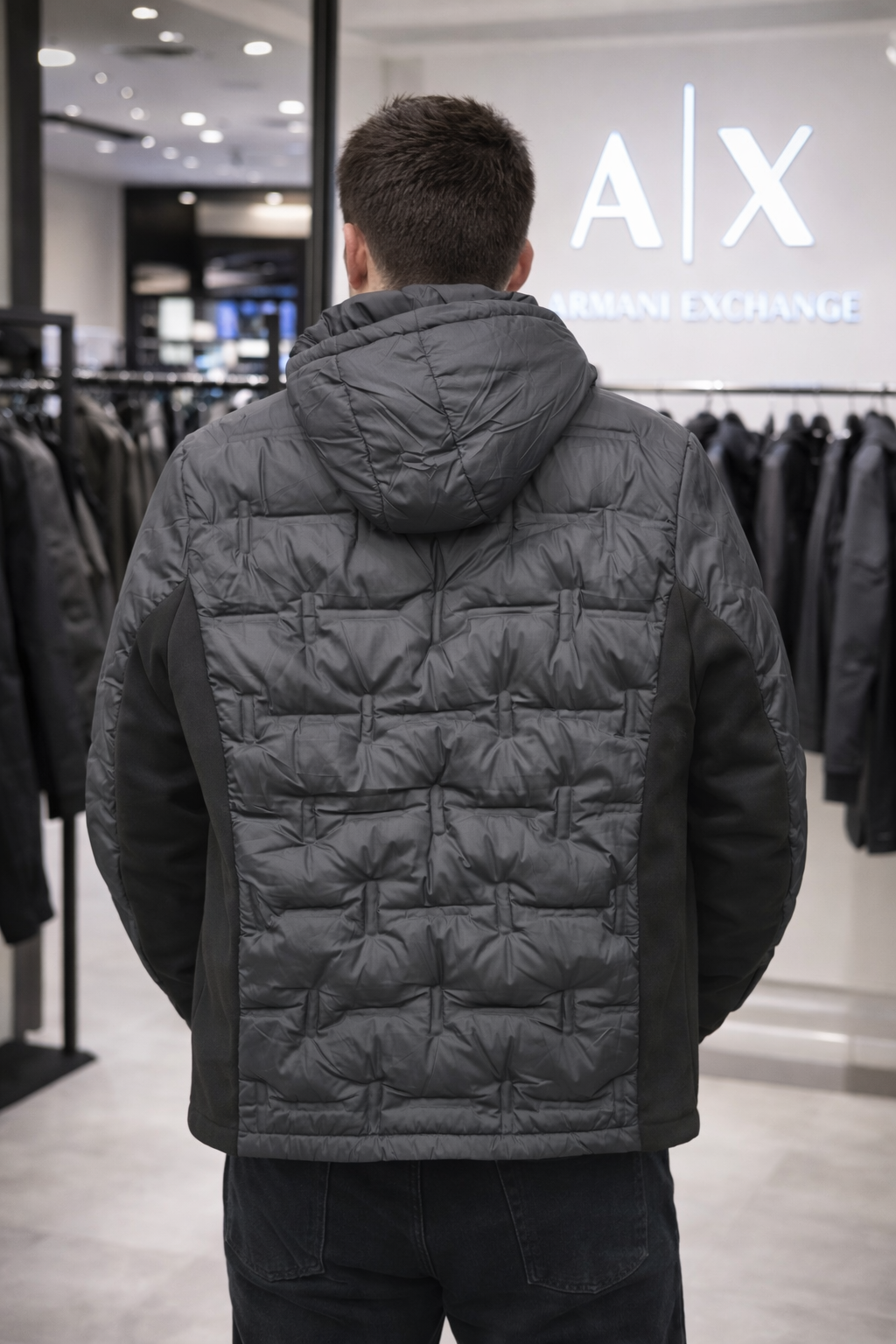 Men’s Quilted Hooded Puffer Jacket