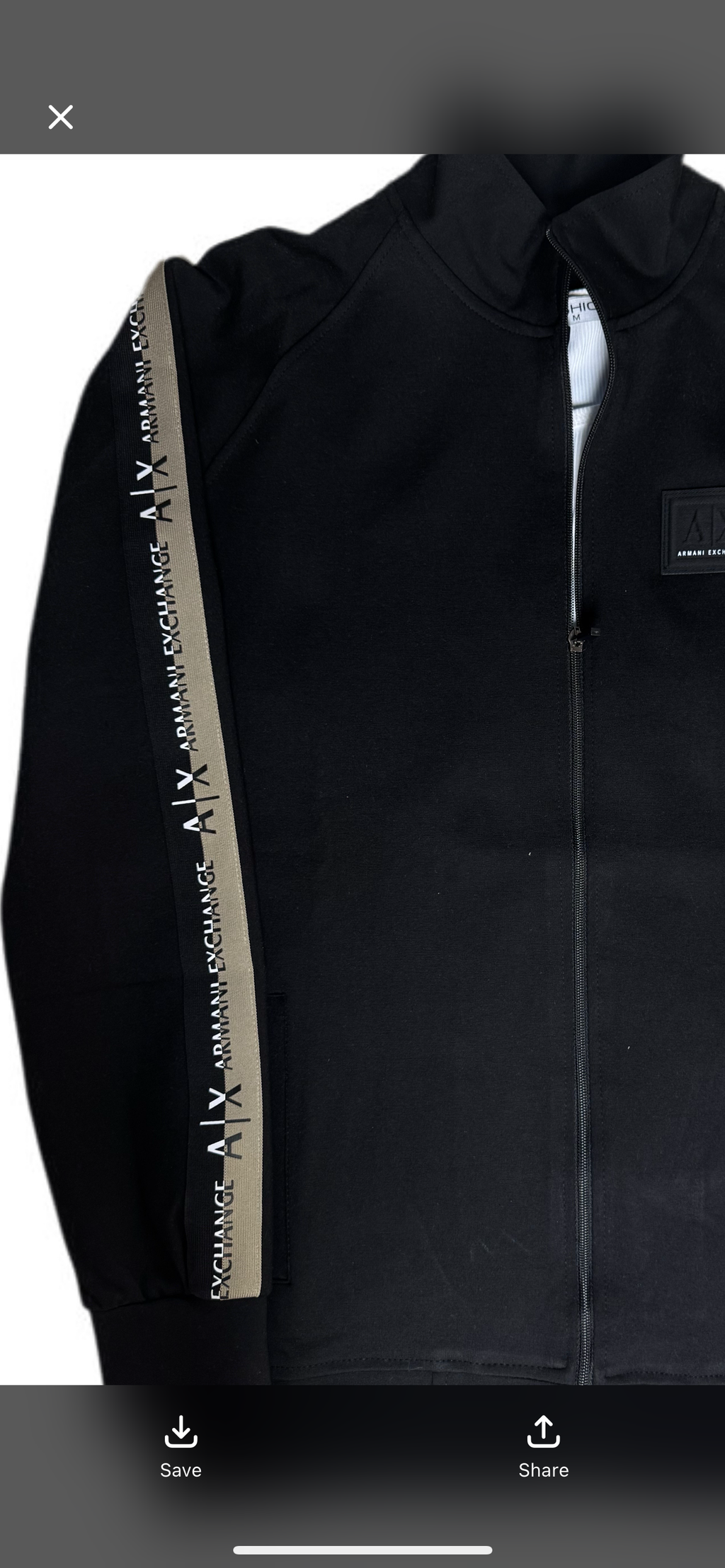 Men’s Black Tracksuit with Logo Tape