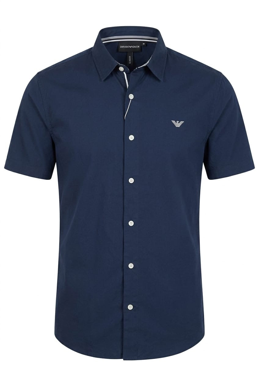 Men’s Short Sleeve Slim Fit Shirt – Premium Everyday Essential