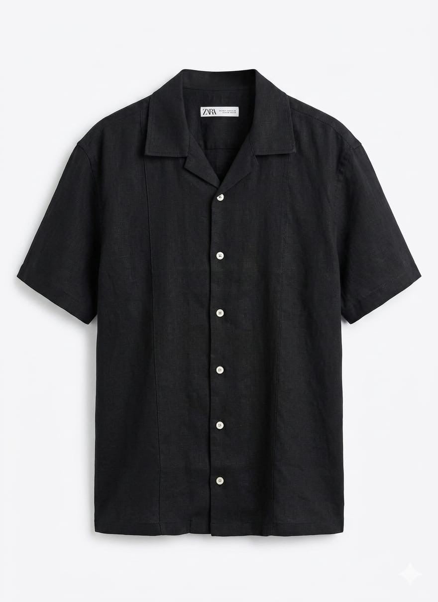 premium pure linen shirt