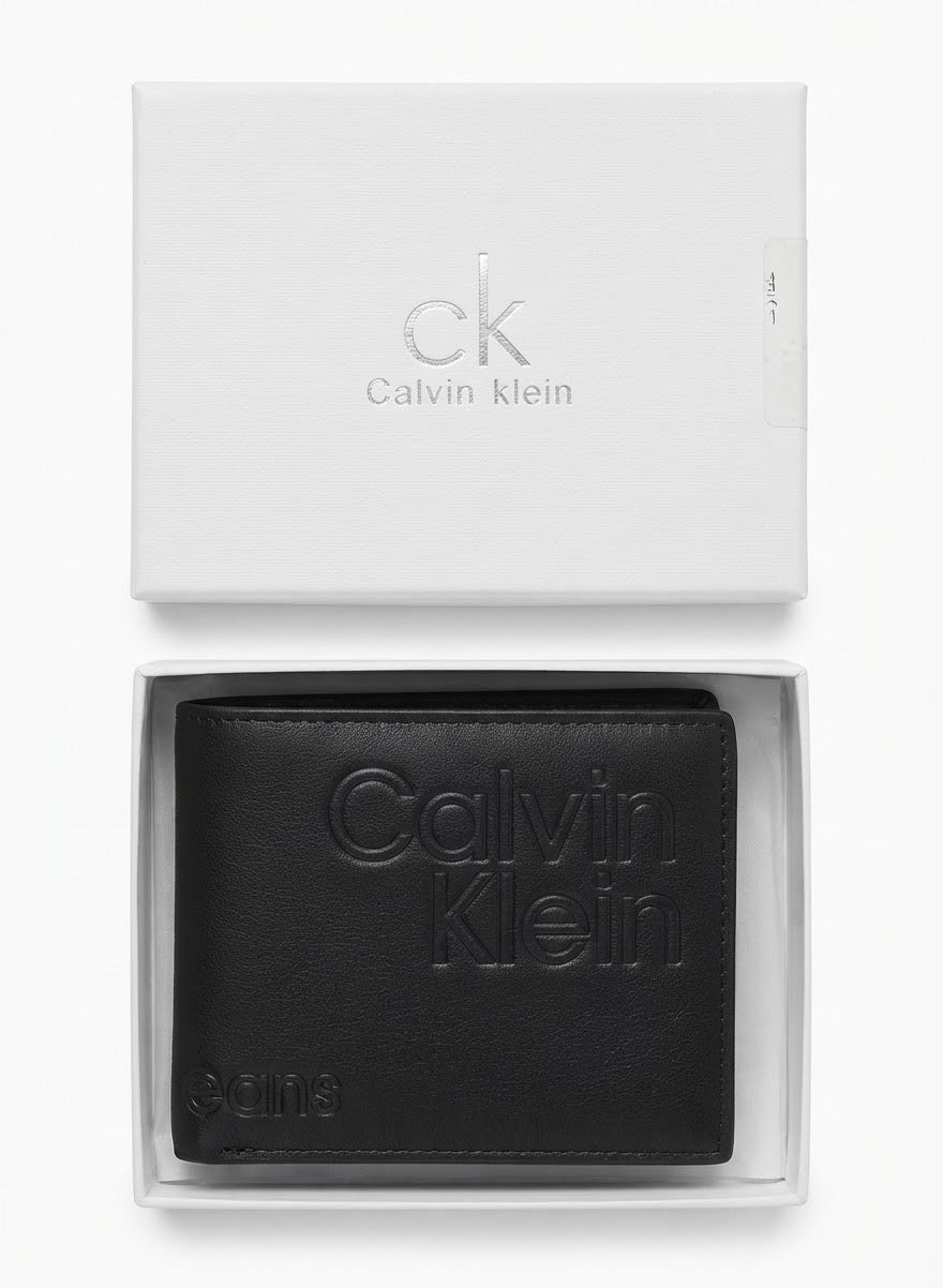 Men's Premium Leather Bifold Wallet - Black