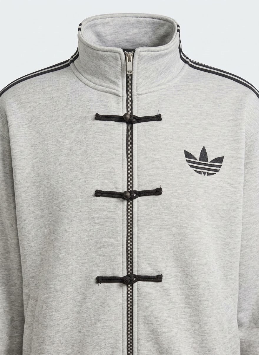 Men's Oriental-Fusion Tracksuit Set – Zippered Jacket & Sweatpants (2-Piece Set)