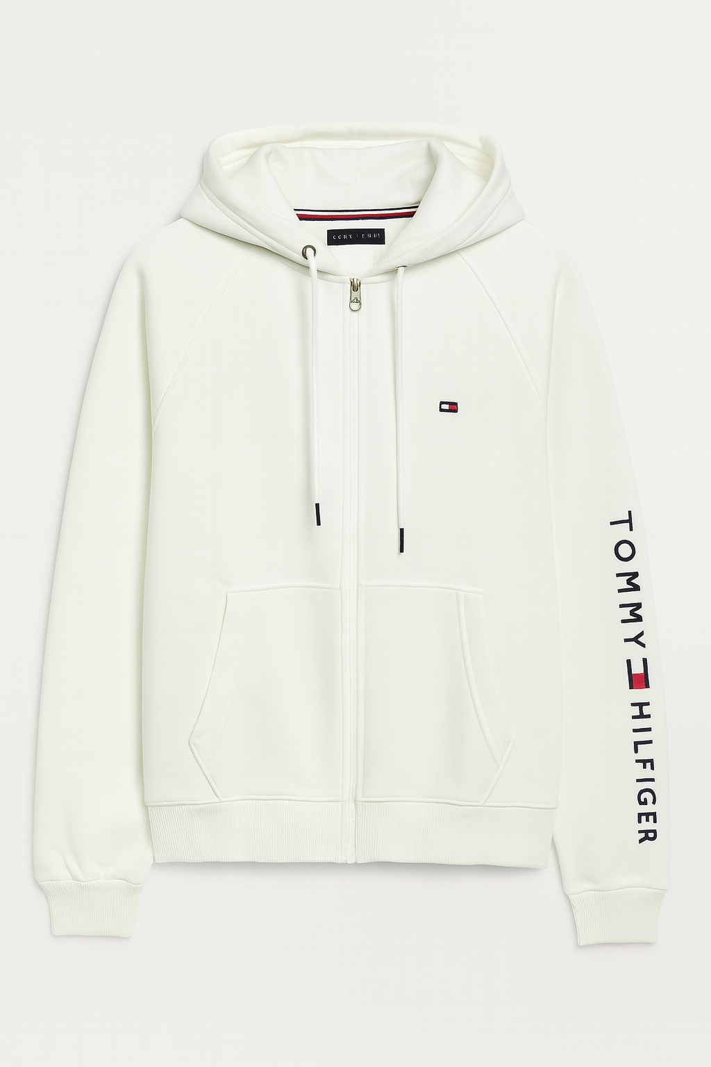 zip-up hoodie