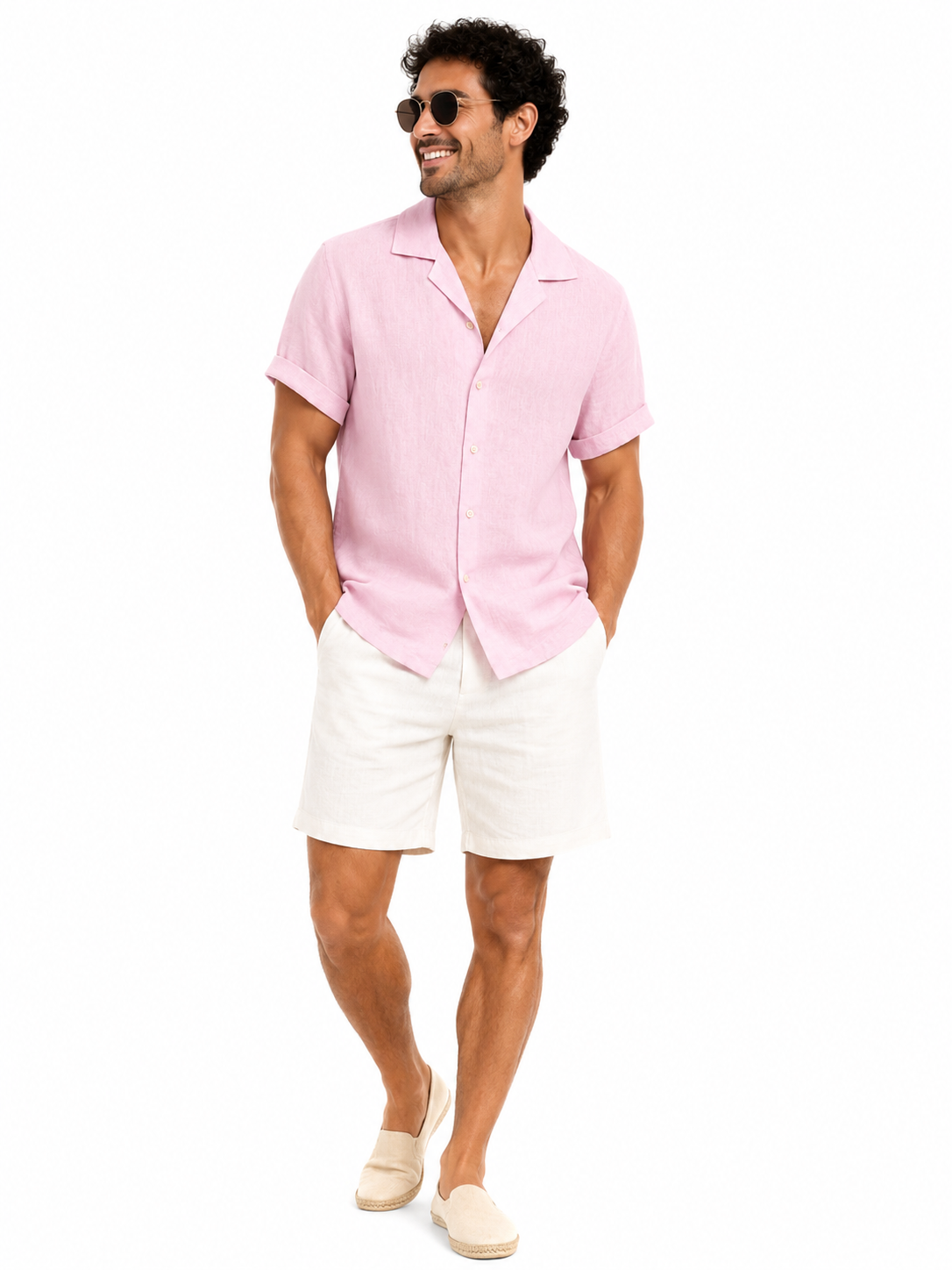 premium pure linen shirt