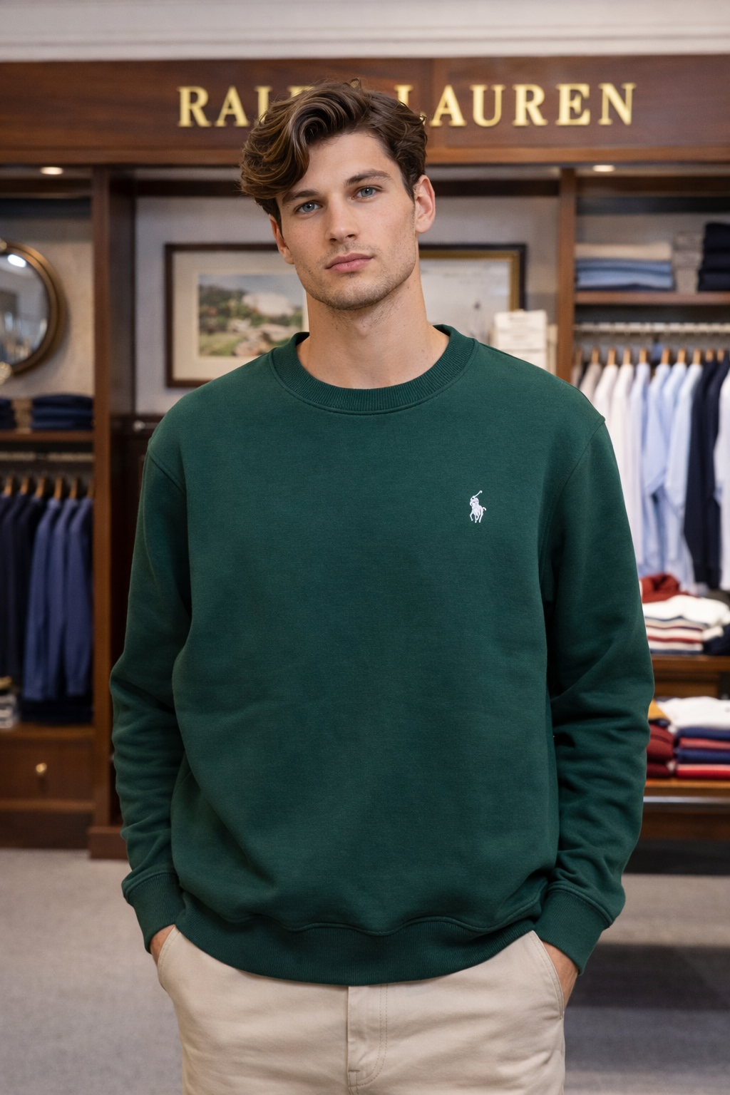 Classic Crewneck Sweatshirt – Timeless Comfort & Clean Style