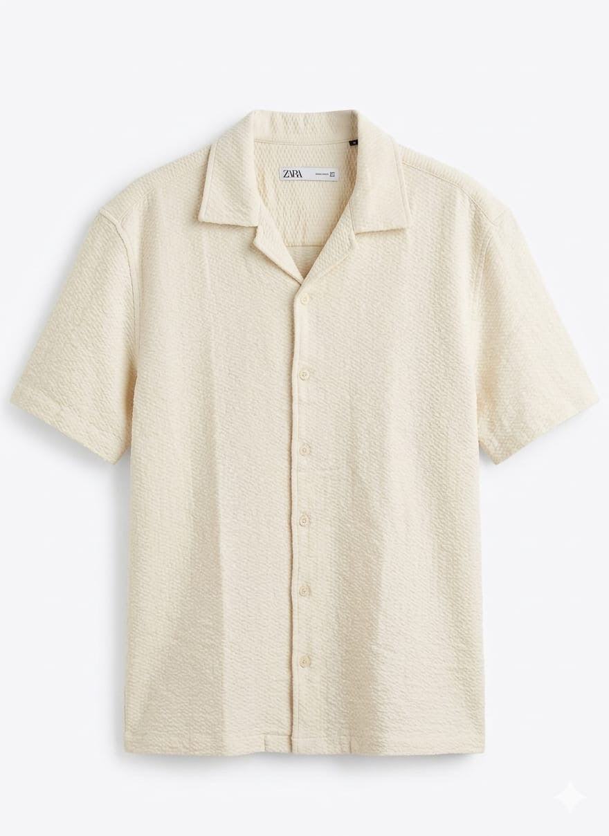 premium textured short sleeve shirt