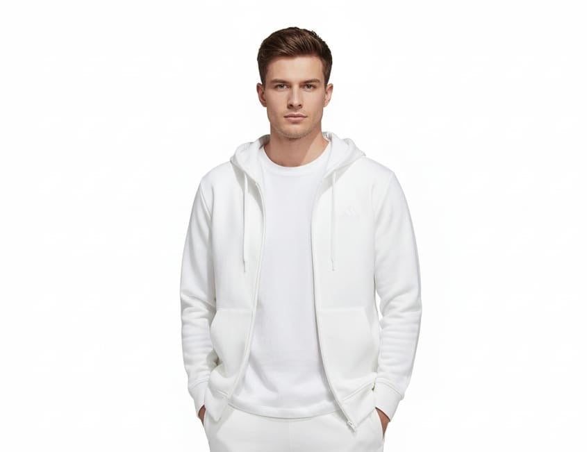 full-zip hoodie
